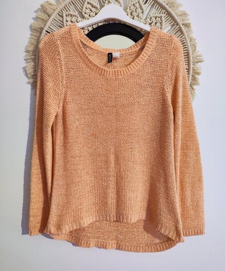 Marhuľový svetrík h&m, h&m,s