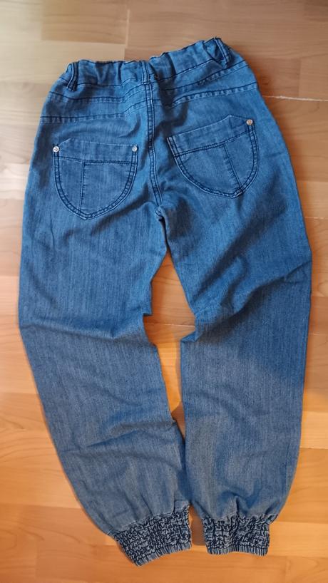 Letné tenšie riflové nohavky, 164