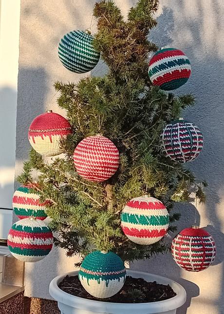 Vianočné gule handmade, 