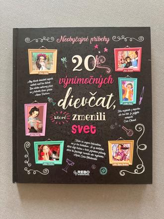 Kniha 20 výnimočných dievčat, ktoré zmenili svet,