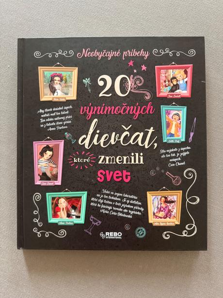 Kniha 20 výnimočných dievčat, ktoré zmenili svet,