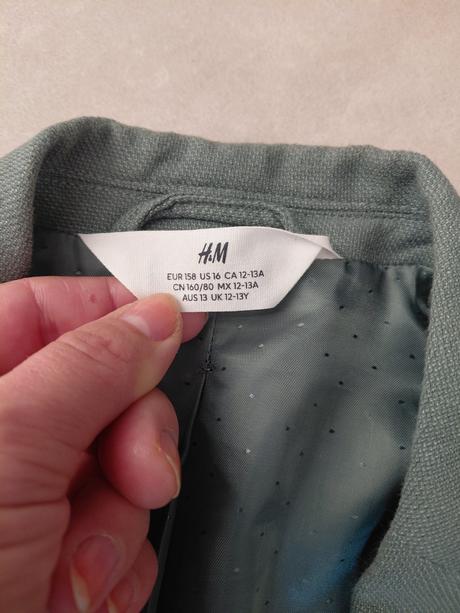 Raz oblečené sako- príjemná zelená farba-158, 158