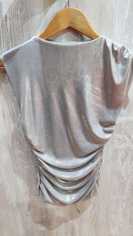 Strieborný top, amisu,xs