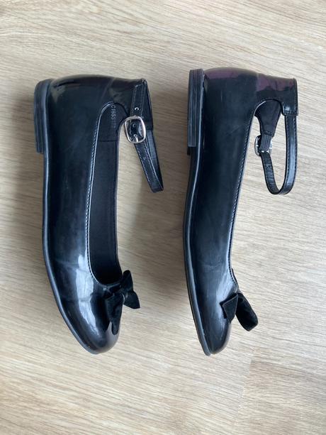Čierne elegantné balerínky, 36