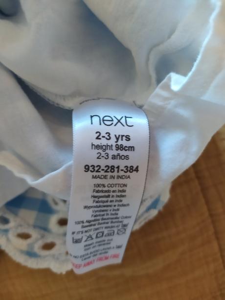 Šaty s čipkou, next,98