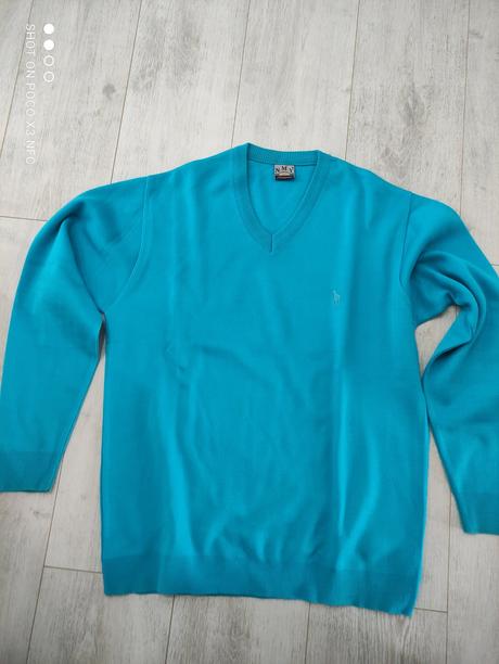 2+1 tyrkysovy sveter, m