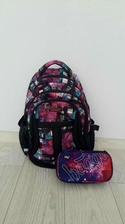 Študentský batoh active craft+peračník zdarma,