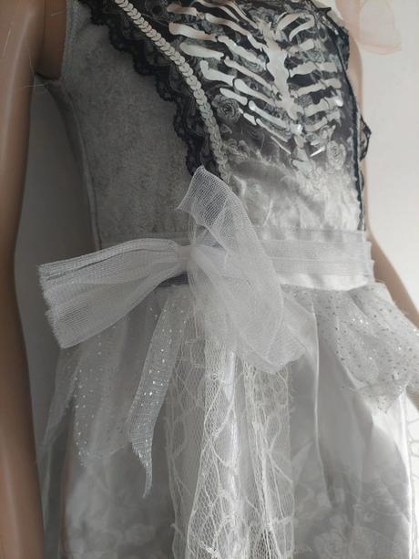 Mŕtva nevesta karnevalový kostým veľ.128,