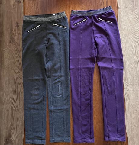 Zateplené legínky dvojbalenie, h&m,134