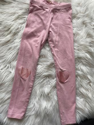 Leginy h&m so srdiečkami, h&m,110