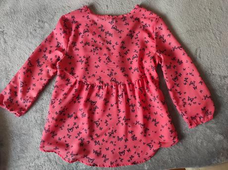 Blúzka s motýľmi, zn. bershka, veľ. s-m, bershka,s