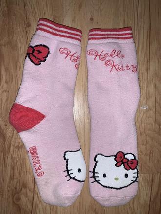 Hrubé ponožky hello kitty 30/33, h&m,33