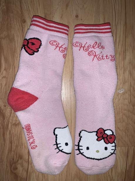 Hrubé ponožky hello kitty 30/33, h&m,33