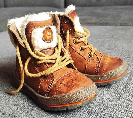 Zimné chlapčenské kožené topánky značky lasocki, lasocki,21