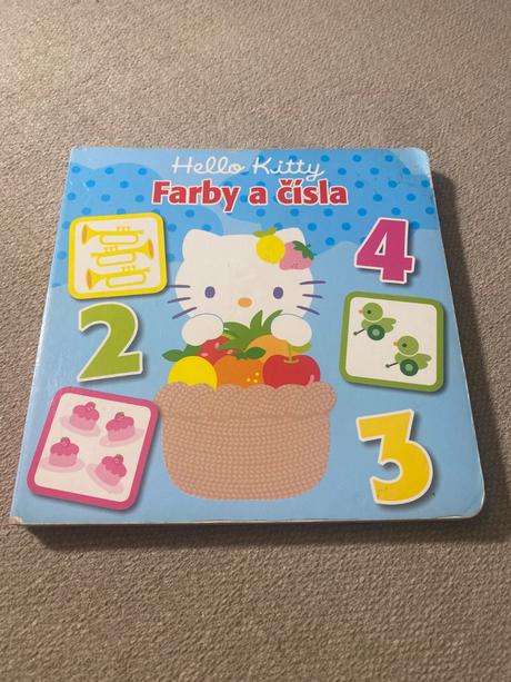 Krásne leporelo hello kitty farby a číslo,