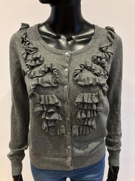 Dámsky sveter s fodričkami reserved (s), reserved,s