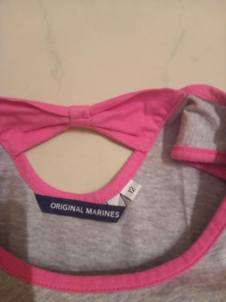 Dievčenská tunika bez rukávov na 12 rokov, original marines,164