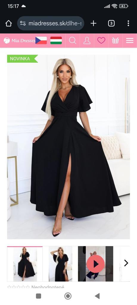 Šaty spoločenské,