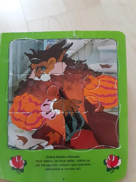 Kráska a zviera knižka, 