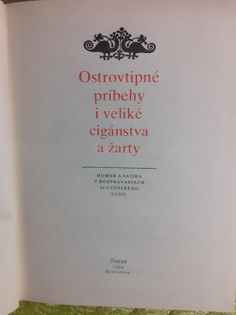 Ostrovtipné príbehy i veliké cigánstva a žarty, 