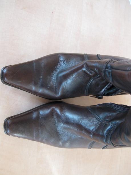 Kožené čižmy na zimu, zn. hujo, 38