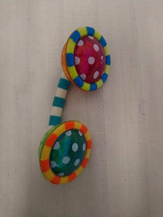 Plastová hrkálka detský telefón sassy hello, 13 cm, 