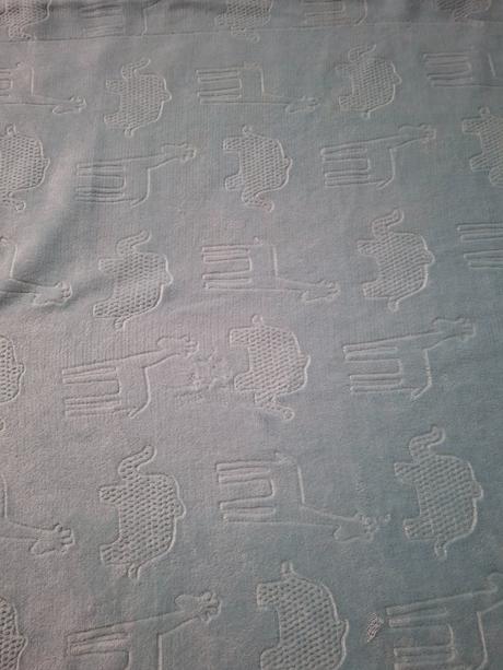 Tyrkysová semišová deka 75x75, 