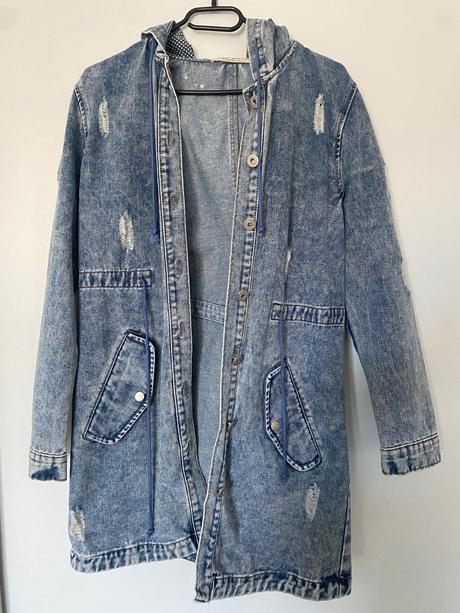 Predĺžená riflová bunda, m