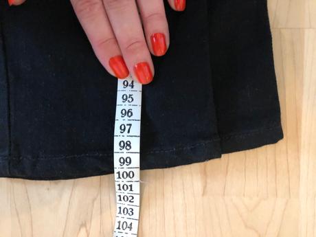 Čierne nohavice, h&m,32