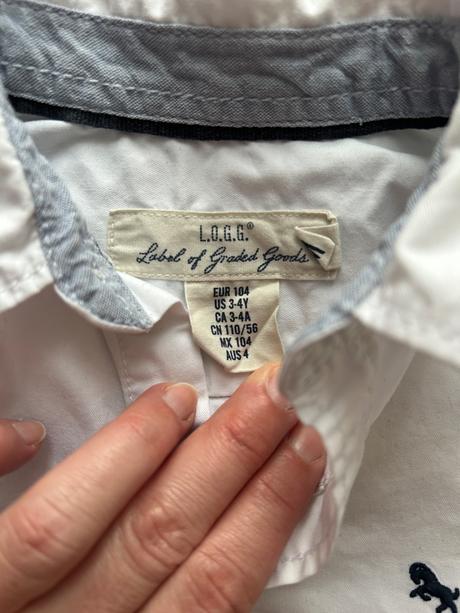 Elegantná košeľa, h&m,104