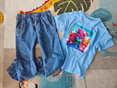 Letné rifle pre dievčatko, h&m,128