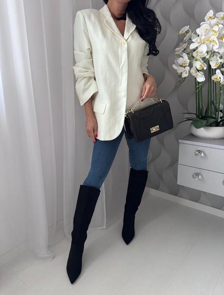 H&m - sako z ľanovej zmesi, h&m,s