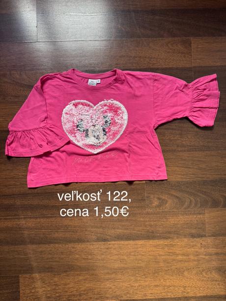 Tričko 3/4 rukáv, disney,122