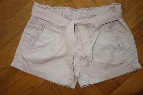 Šortky s viazaním na mašľu 10r, 140