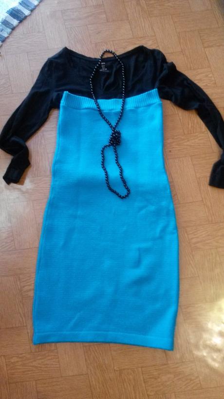 Šaty zimné bez rukávov, m