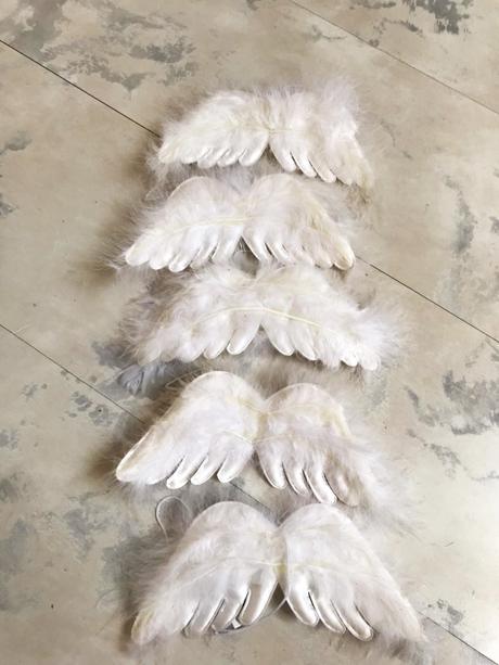 Anjelské krídla z páperia 2ks,