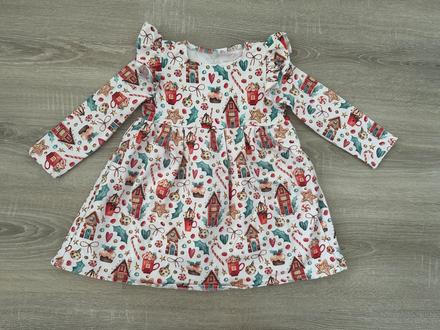Handmade vianočné šaty, 104