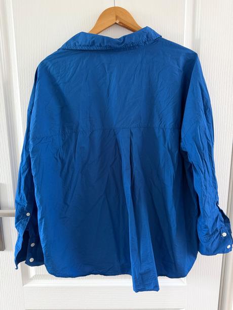 Klasická košeľa zara xxl oversize kráľovská modrá, zara,xxl