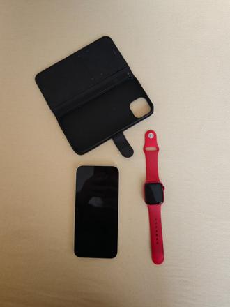 Apple iphone 15 plus a apple watch series 9, apple