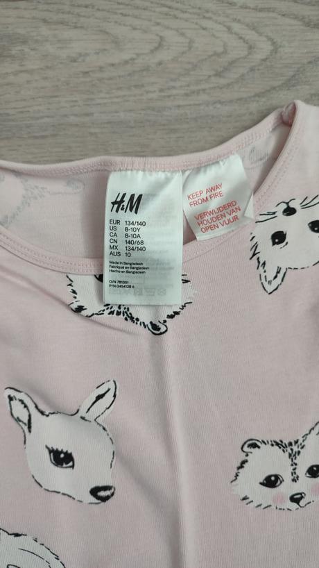 Pyžamá 2ks, h&m,134