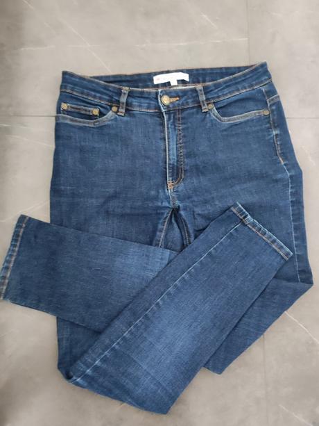 Pánske strečové rifle, denim,m