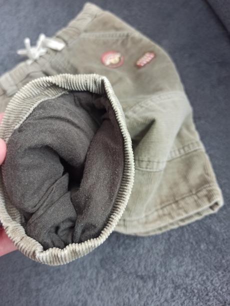 Podšité nohavice s natelníkom, kik,62