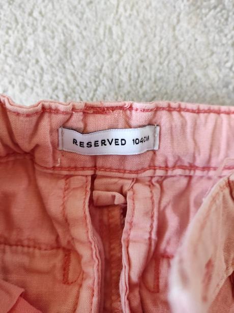 Chino nohavice oblečené 3x, reserved,104