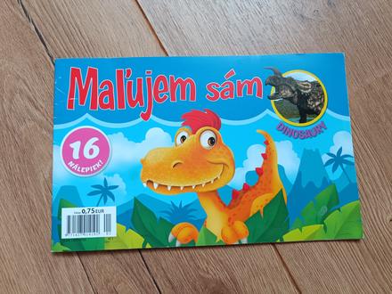 Omalovanka dinosaury,