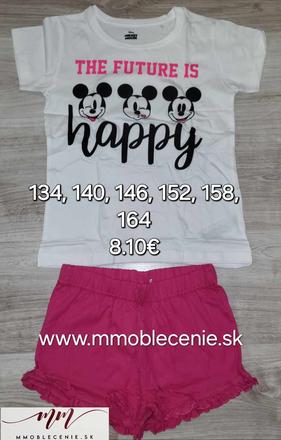 Pyžamo minnie, disney,134 - 164