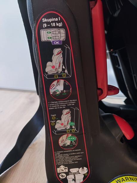 Autosedačka touragoo 9-36 kg, touragoo