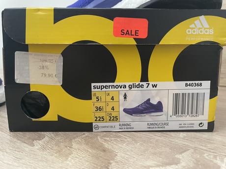 Nové bežecká obuv adidas supernova v. 36 2/3, adidas,36
