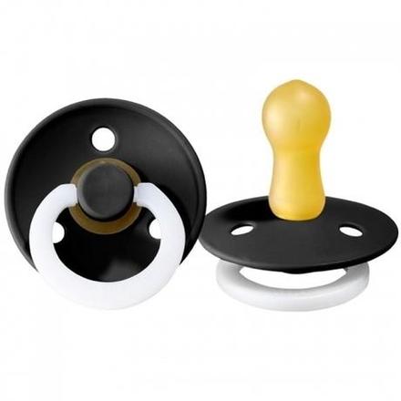 Bibs cumlík z prírodného kaučuku black - nočný (m), bibs