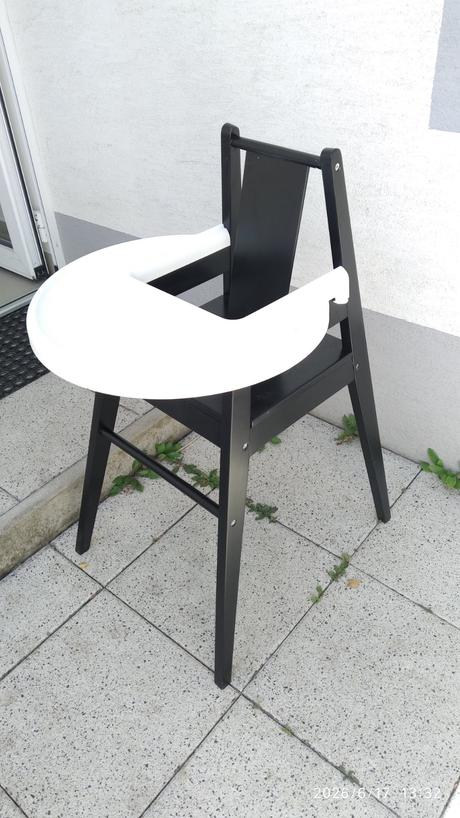 Drevená jedálenská stolička ikea blåmes s pultíkom, ikea