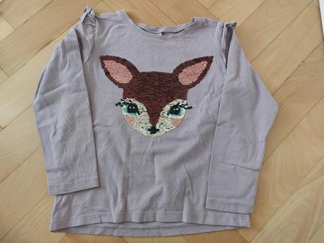 Lindex tricko s meniacimi flitrami, lindex,116